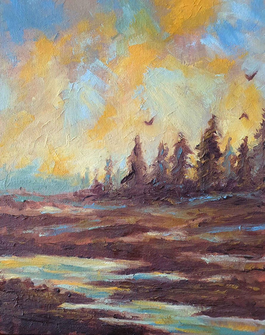 AVAILABLE, 24x30cm,Oil Painting, 2024, study.