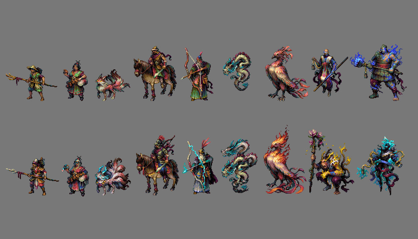 Yulan Faction Units.
