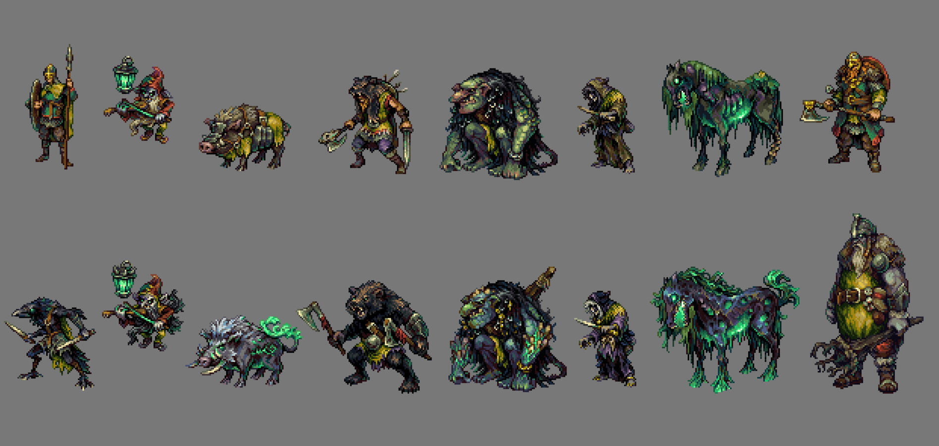 Songs of Conquest Vanir Faction units. Some concepts by Emanu Garnheim, Christian Knutsson as art director. 2023-2024